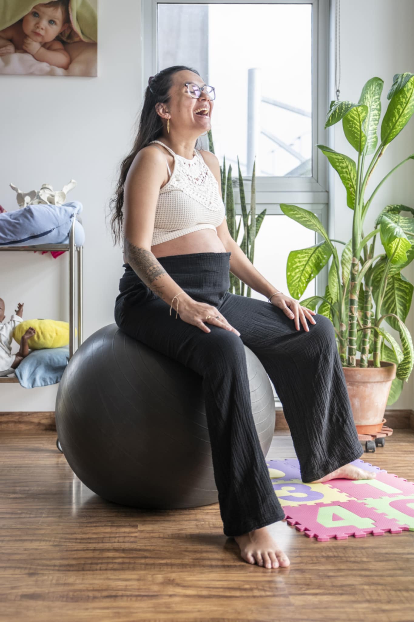 Séance de préparation femme enceinte